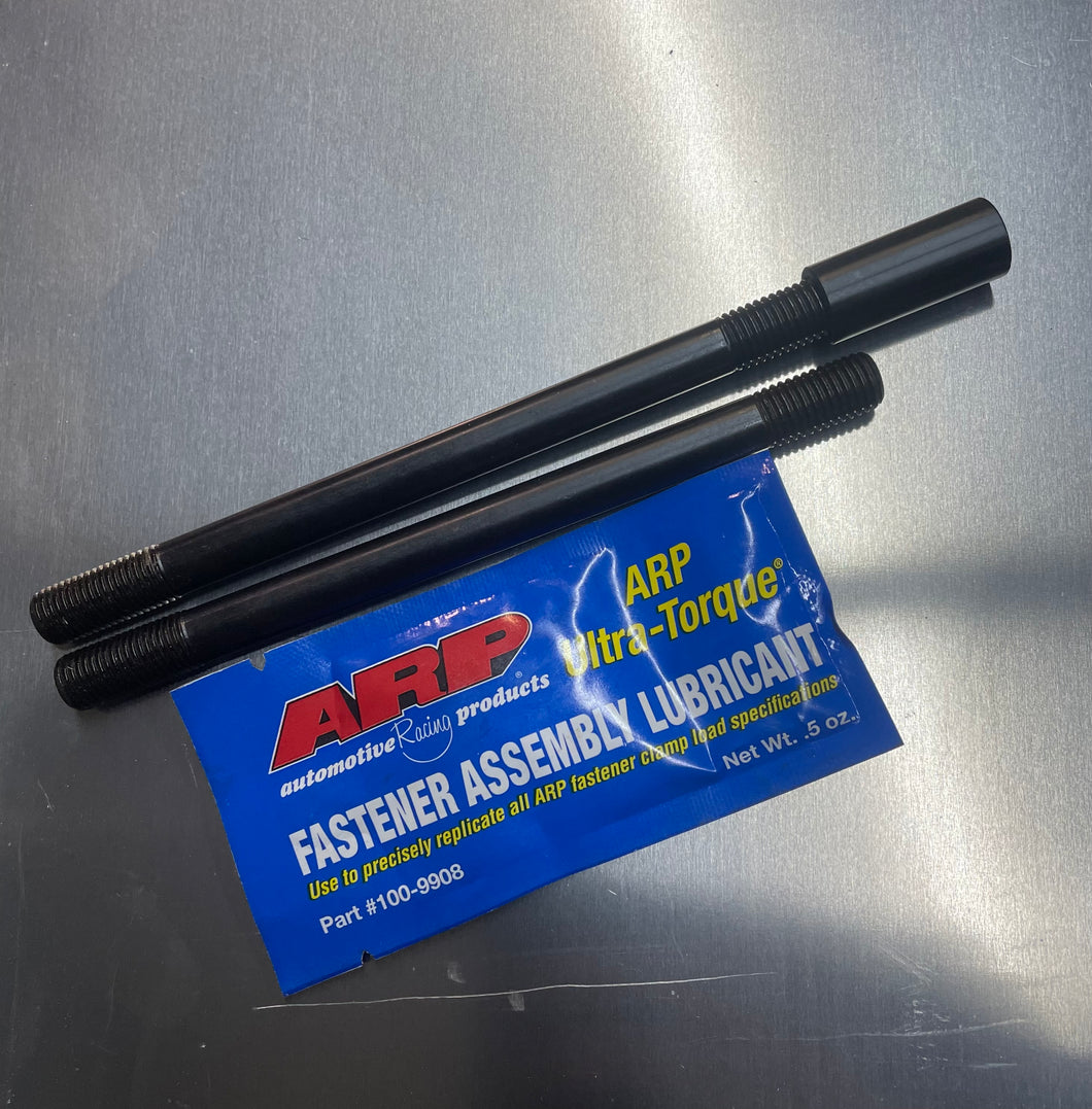 arp head stud with lubricant