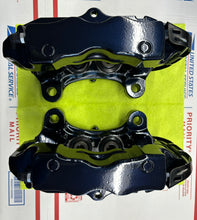 Load image into Gallery viewer, 4 piston rear caliper rebuild with powder coat b5s4 rear bbk