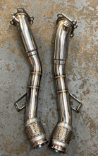 Load image into Gallery viewer, B6/b7 2.7t down pipe set for twin turbo application
