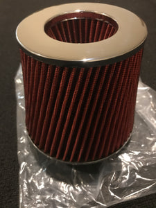 3.5” / 85 mm cone filter with clamps
